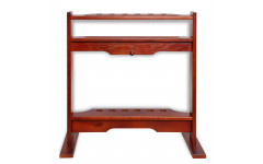 Киевница напольная для 6 киев (дуб, коричневая) Киевница напольная для 6 киев (дуб, коричневая)